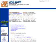 Tablet Screenshot of cas-com.net
